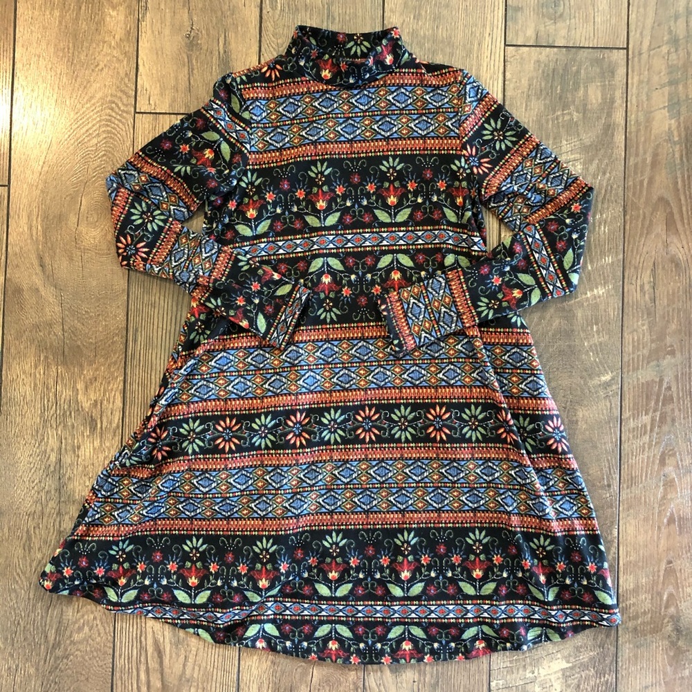 XS Agnes & Dora Mock Neck Sweater Tunic